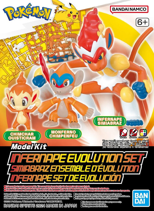 Pokémon Model Kit - Evolution 07 Infernape Set