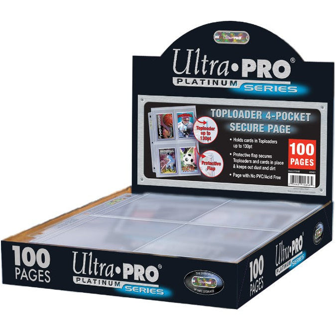 Ultra Pro: 4-Pocket Secure Platinum Pages