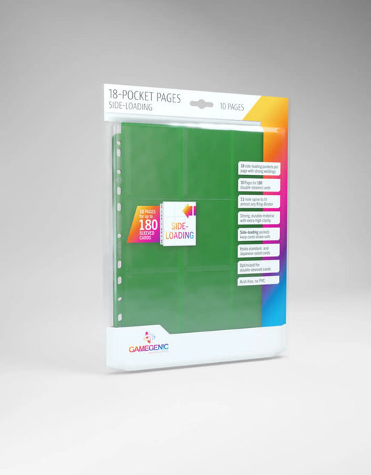 Gamegenic - تحميل جانبي - 18 جيبًا (10 صفحات)