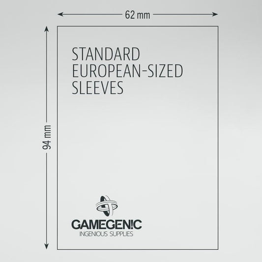 Gamegenic - Prime Board Game - Standard European (62 x 94mm)