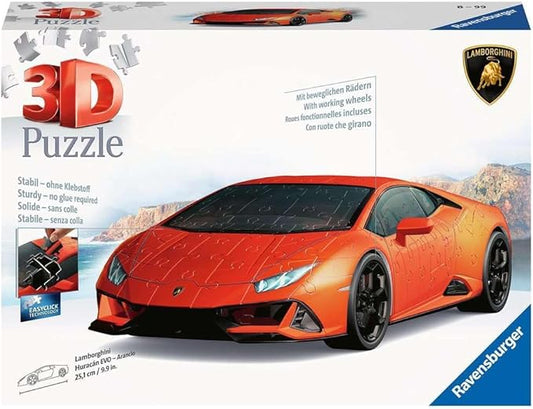 Ravensburger: Lamborghini Huracán EVO - Orange - 108pcs