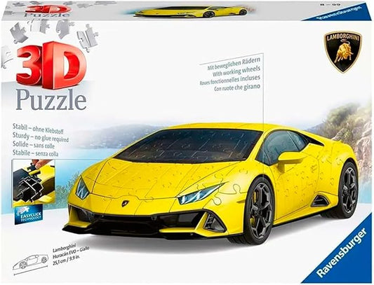 Ravensburger: Lamborghini Huracán EVO - Yellow - 108pcs