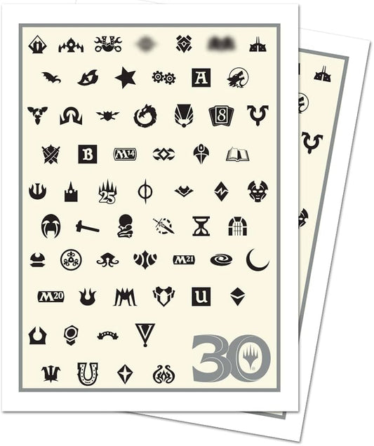 Ultra PRO - أكمام Apex القياسية (x105) - عرض خاص بمناسبة الذكرى السنوية الثلاثين لـ MTG