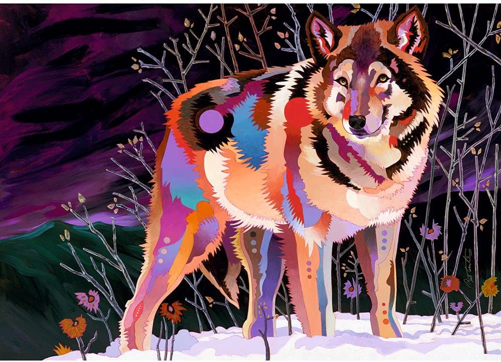 HEYE - Precious Animals Night Wolf (1000 Pieces)