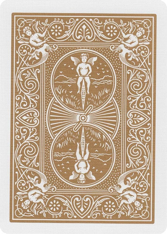 ظهر راكب الدراجة - ذهبي