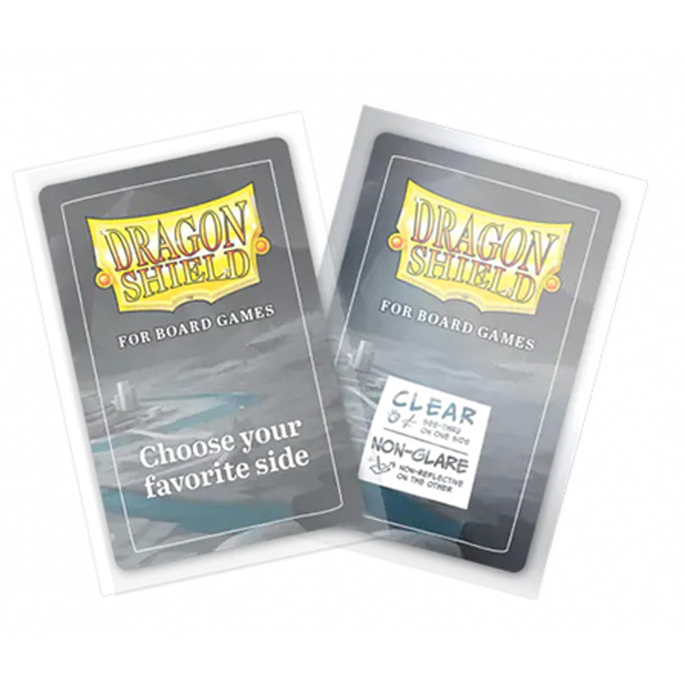 Dragon Shield - Board Game Sleeves: American Mini - Clear Non-Glare (100)