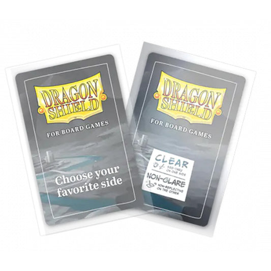 Dragon Shield - Board Game Sleeves: American Mini - Clear Non-Glare (100)