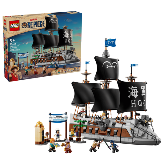 One Piece - Garp's Marine Battleship