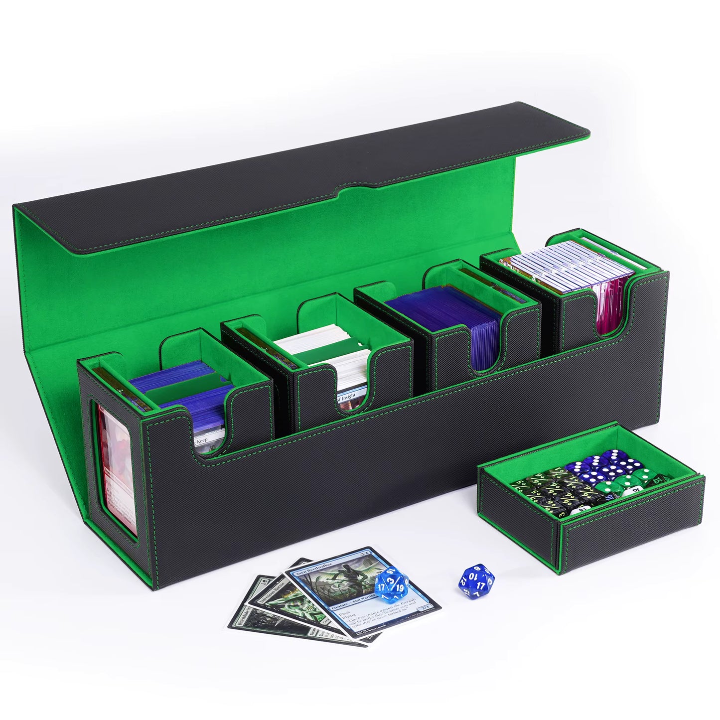 5-in-1 - 4-Slot Deck Box + Accessory Storage