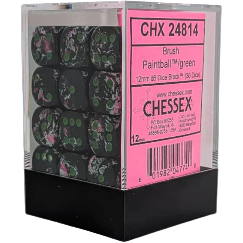 Chessex - 12mm D6 Dice Block Set (x36)