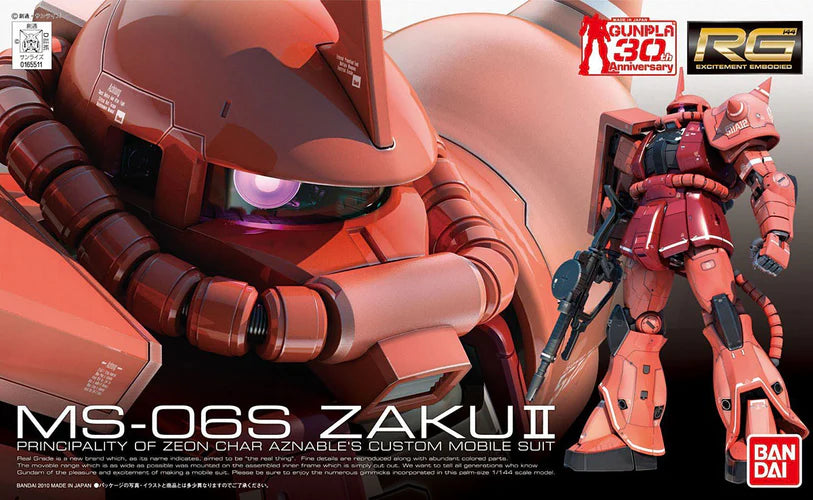 1/144 RG Zaku II Char Custom