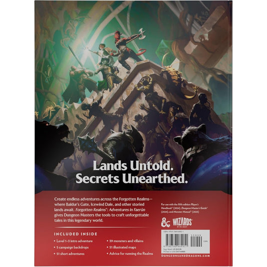 Forgotten Realms Adventures in Faerun