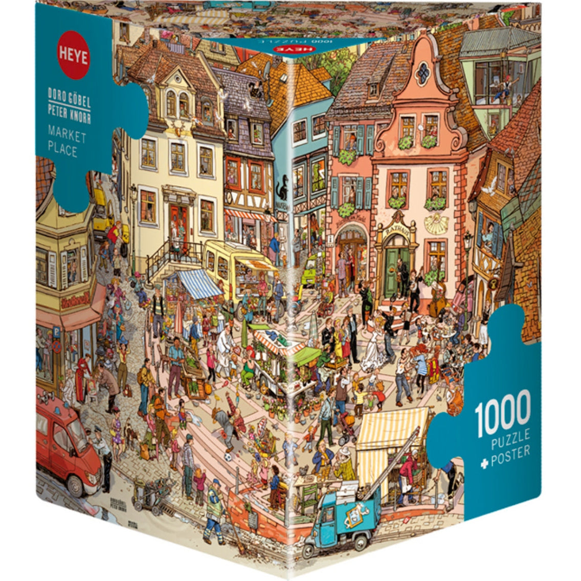 HEYE: Triangle: Gobel & Knorr, Market Place (1000 Pieces)