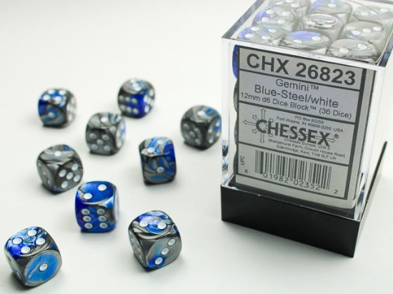 Chessex 12mm D6 Dice Block Set (x36)
