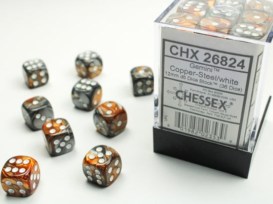 Chessex 12mm D6 Dice Block Set (x36)