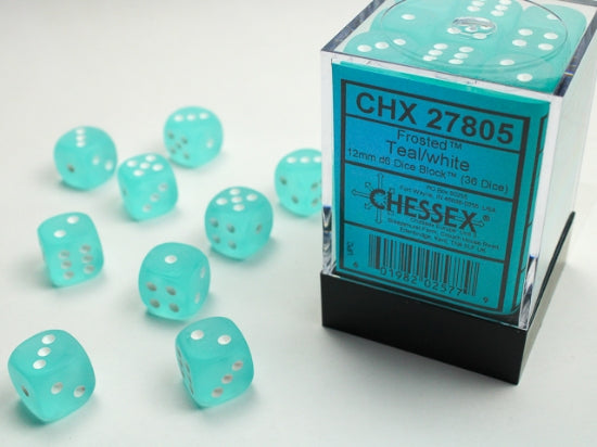 Chessex 12mm D6 Dice Block Set (x36)