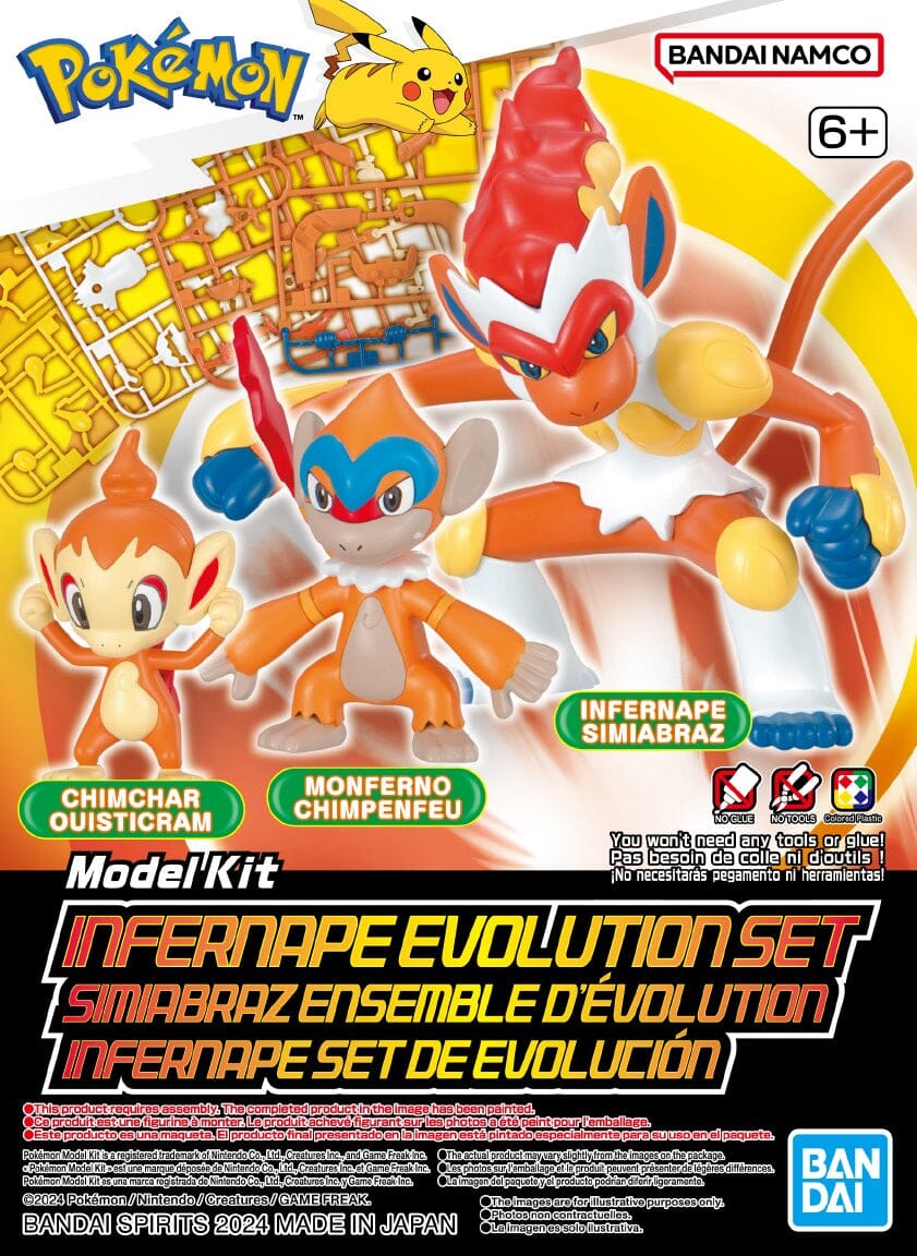 Pokémon Model Kit - Evolution 07 Infernape Set