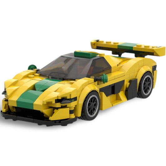 مكلارين P1 GTR - أصفر وأخضر