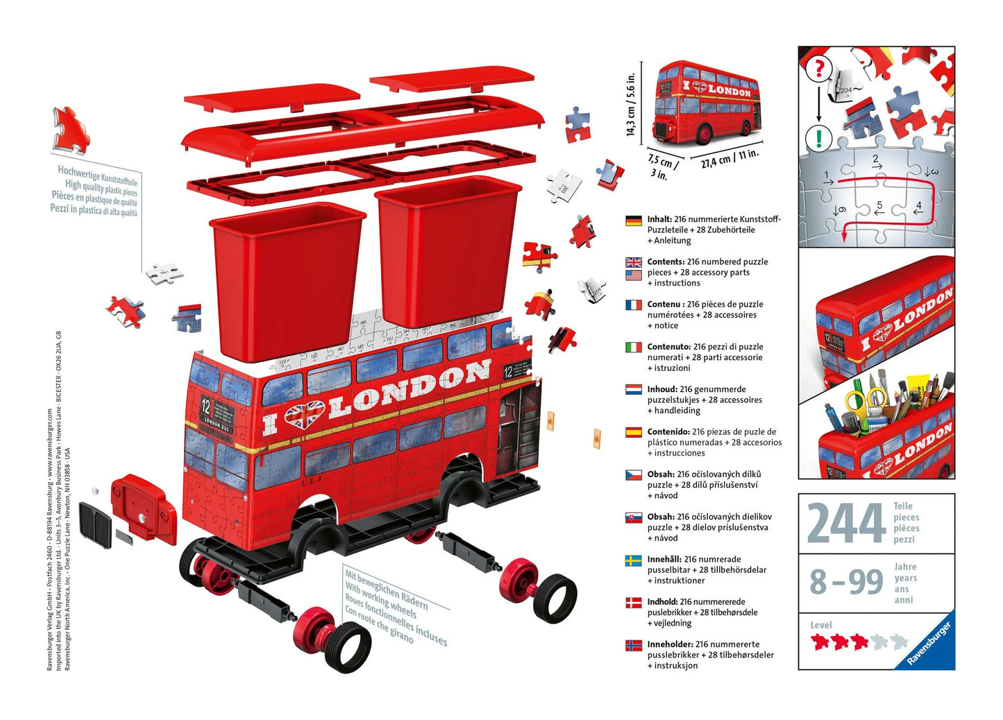 Ravensburger: London Bus - 216pcs