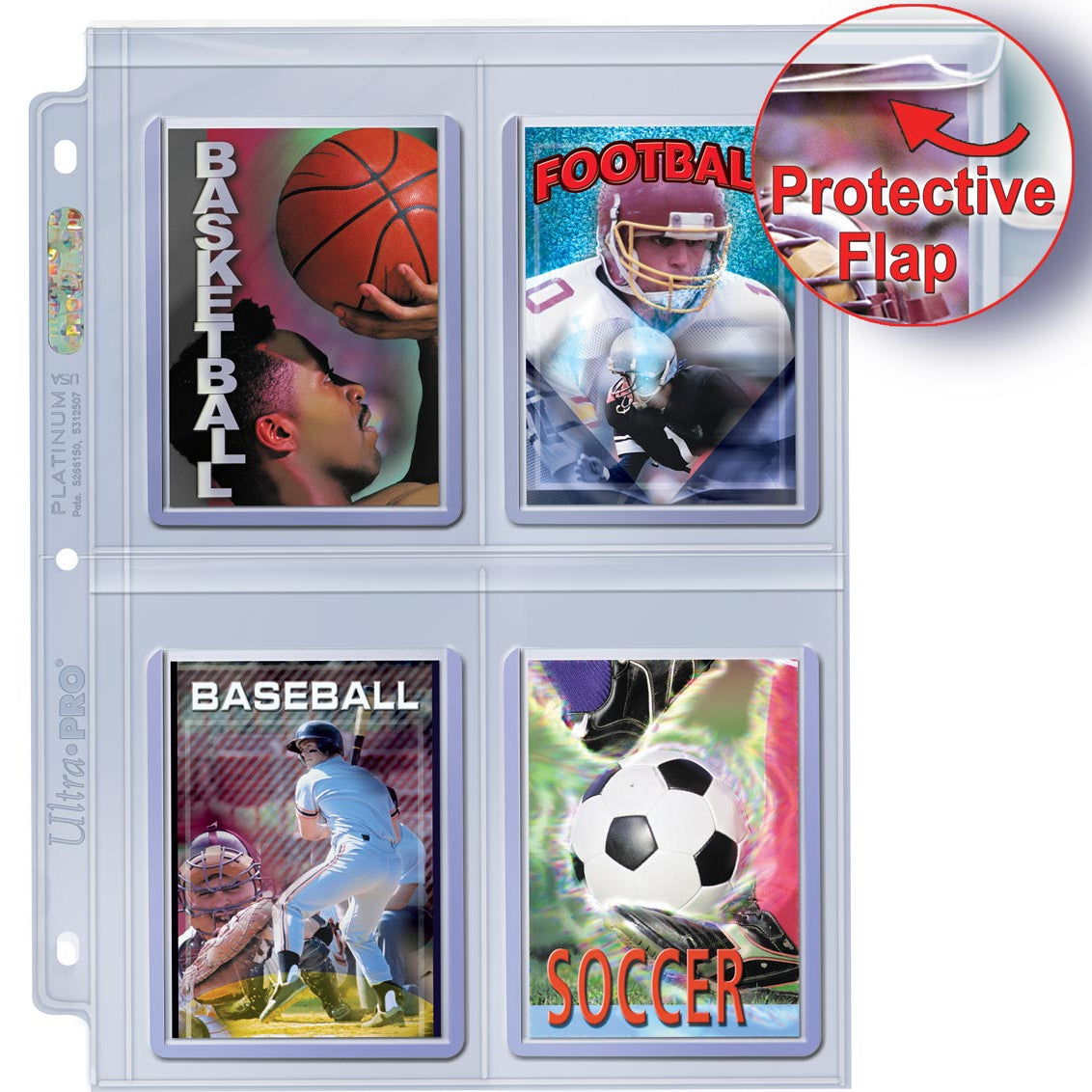 Ultra Pro: 4-Pocket Secure Platinum Pages