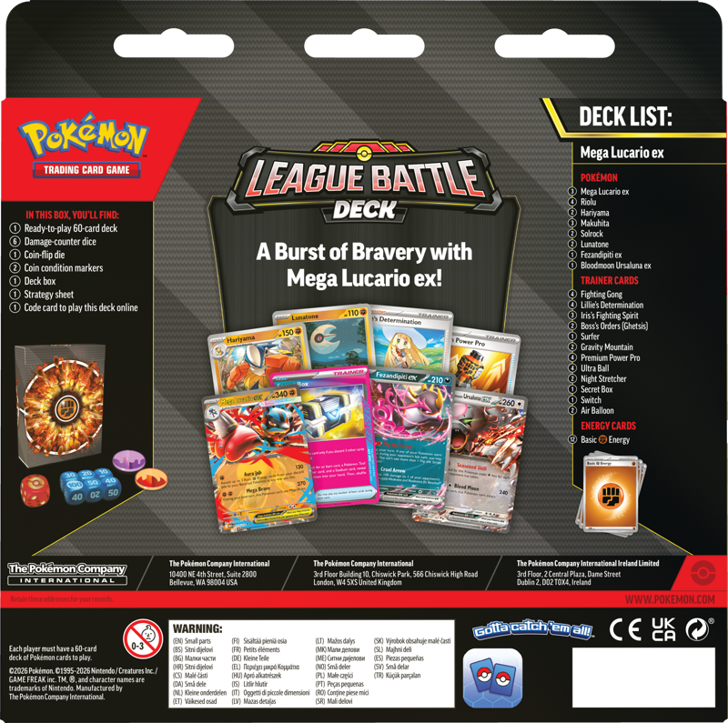 League Battle Deck - Mega Lucario EX
