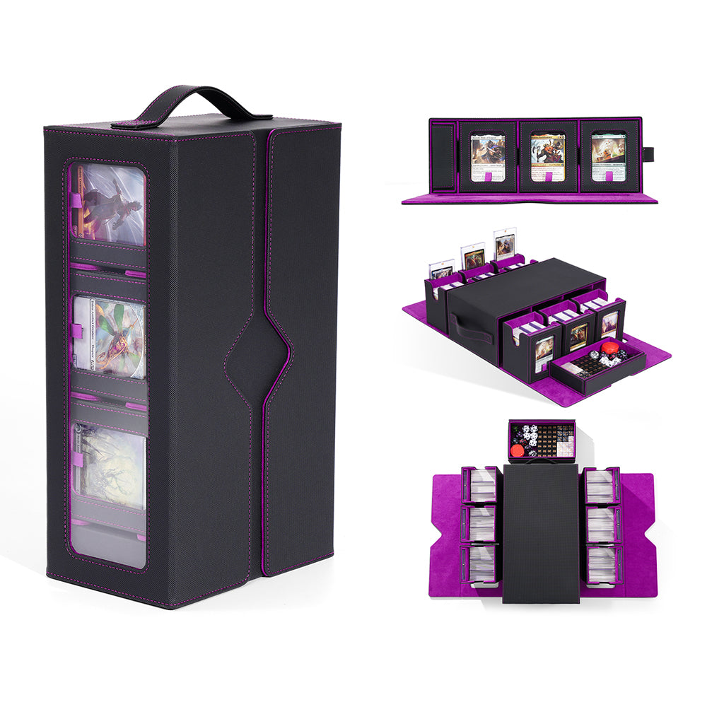 7-in-1 - 6-Slot Drawer-Style Deck Box + Accessory Drawer