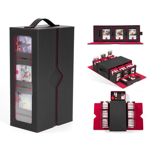 7-in-1 - 6-Slot Drawer-Style Deck Box + Accessory Drawer