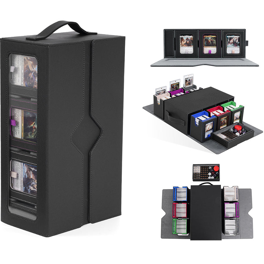 7-in-1 - 6-Slot Drawer-Style Deck Box + Accessory Drawer
