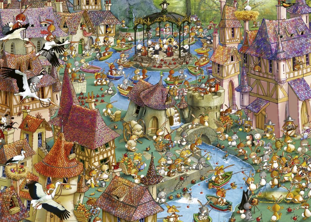 HEYE - Triangle: Ruyer, Bunnytown (1000 Pieces)