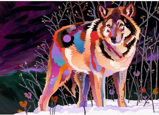 HEYE - Precious Animals Night Wolf (1000 Pieces)