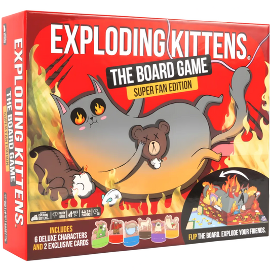 Exploding Kittens: The Board Game (Super Fan Ed.)
