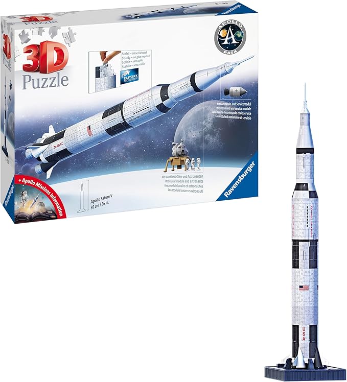 Ravensburger: Apollo‑Saturn V‑Rocket - 440pcs