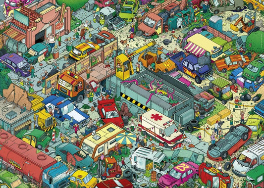 HEYE - Triangle: Lectrr, Car Cemetery (1000 Pieces)