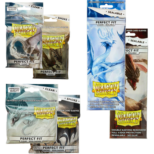 Dragon Shield Standard Size - Perfect Fit Inner Sleeves (100)