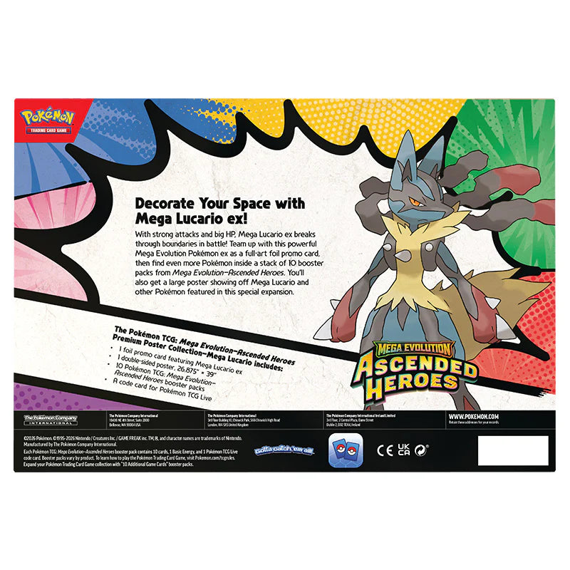 Ascended Heroes - Premium Poster Collection - Mega Lucario