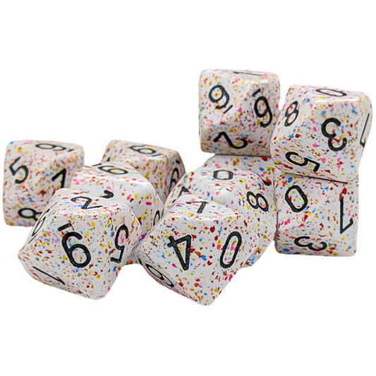 Chessex -  D10 Dice Set (x10)