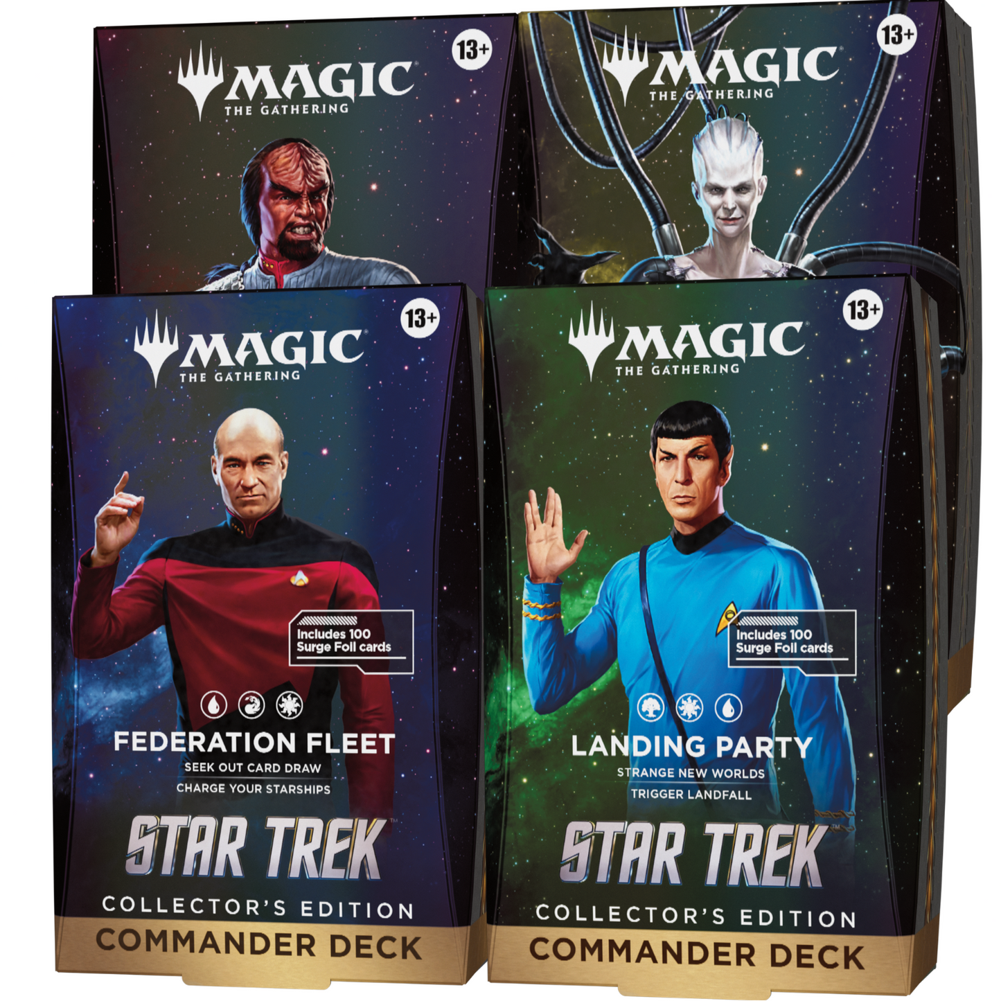 Star Trek - Collector Commander Deck Set (4 Decks)