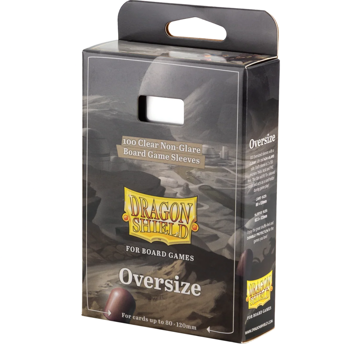 Dragon Shield - Board Game Sleeves: Oversize - Clear Non-Glare (100)