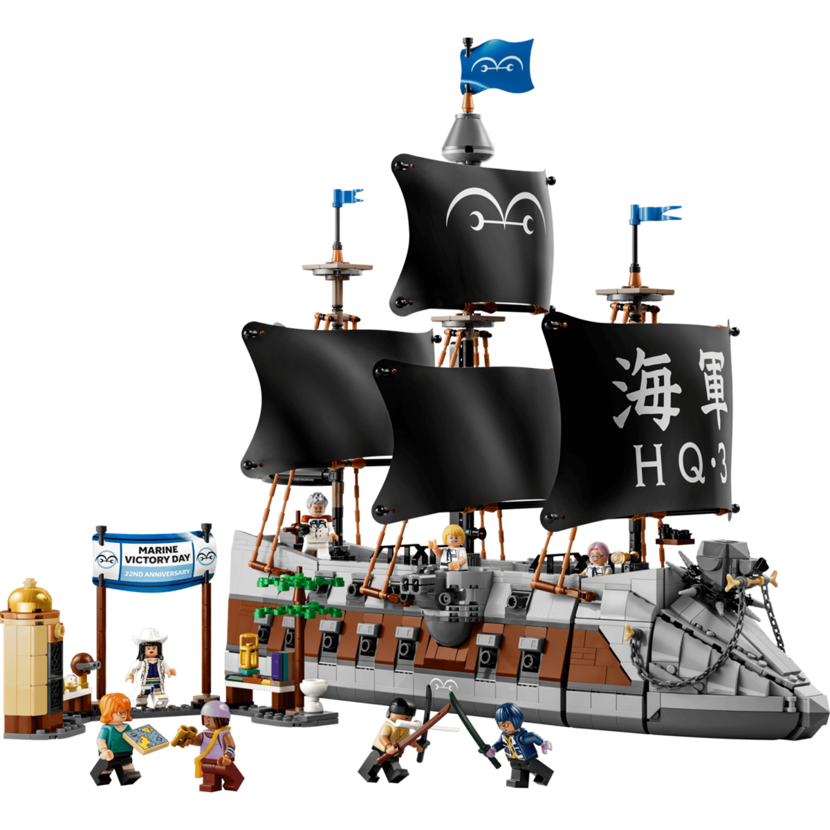 One Piece - Garp's Marine Battleship