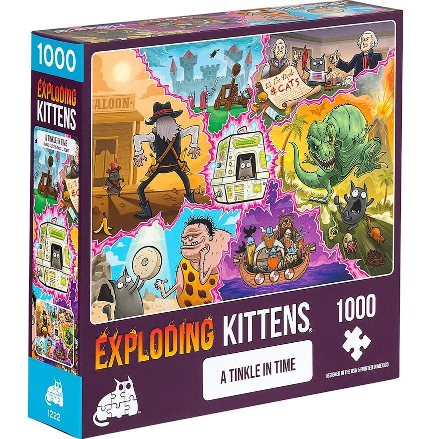 Jigsaw Puzzle: Exploding Kittens - A Tinkle in Time (1000 Pieces ...