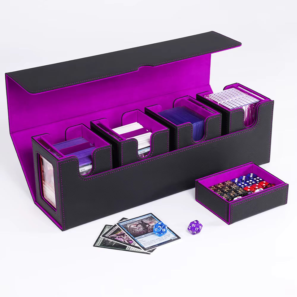 5-in-1 - 4-Slot Deck Box + Accessory Storage