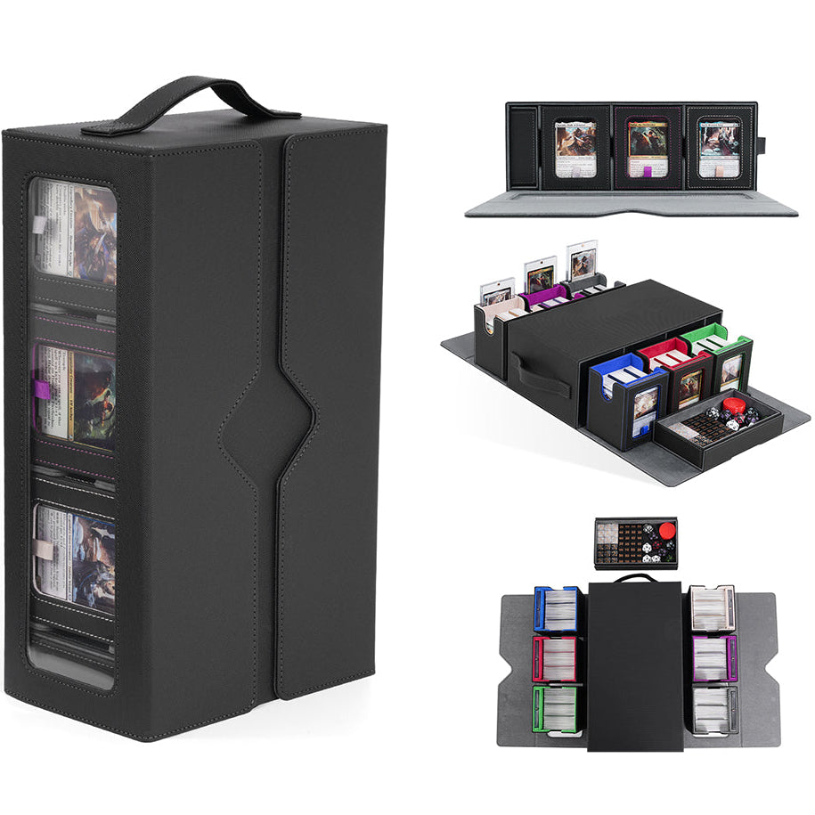 7-in-1 - 6-Slot Drawer-Style Deck Box + Accessory Drawer