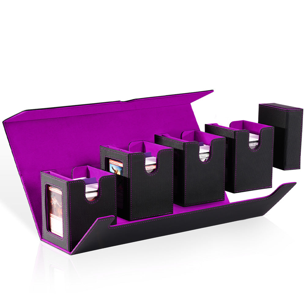 5-in-1 - 4-Slot Deck Box + Accessory Storage