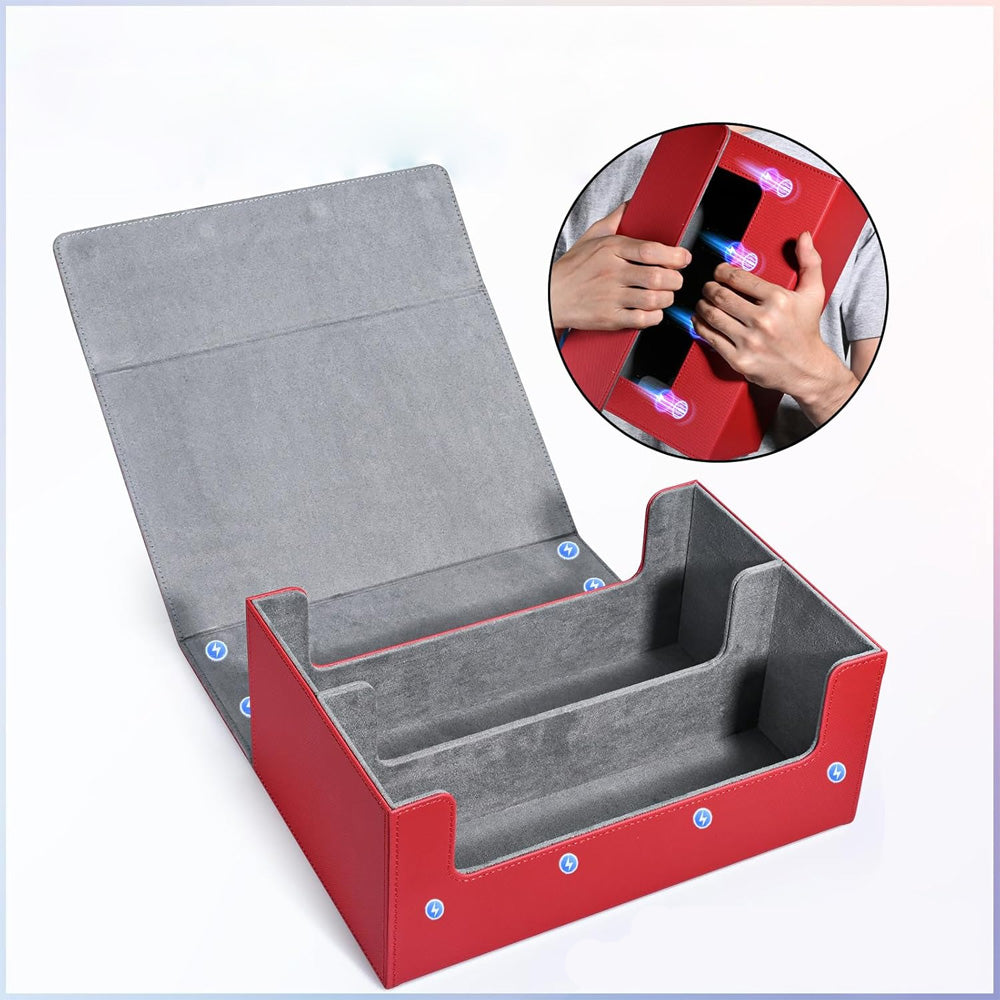 2-Row - Top-Loader/Magnetic Card Holder Storage Box