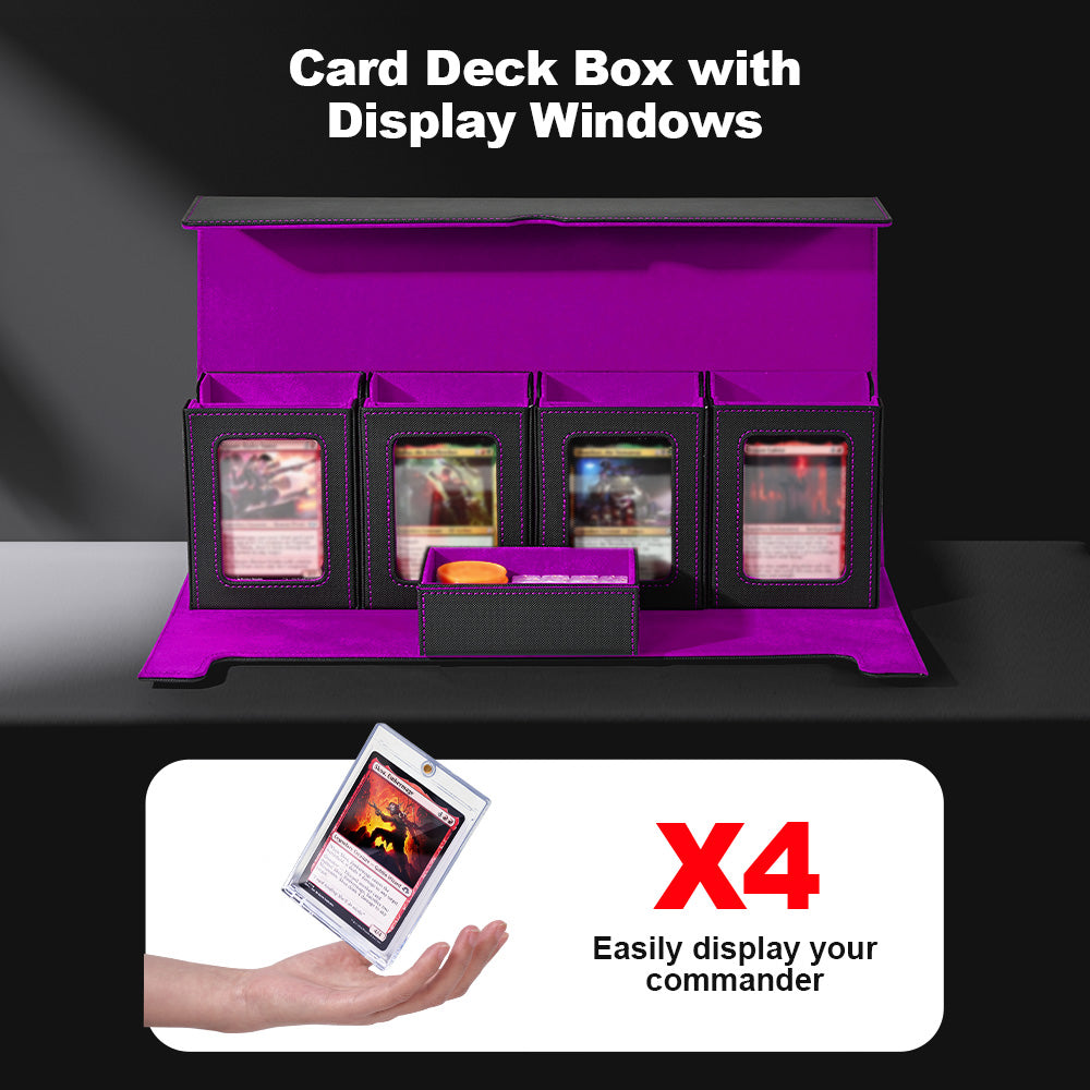 5-in-1 - 4-Slot Deck Box + Accessory Storage