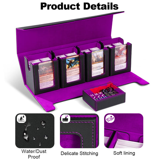 5-in-1 - 4-Slot Deck Box + Accessory Storage