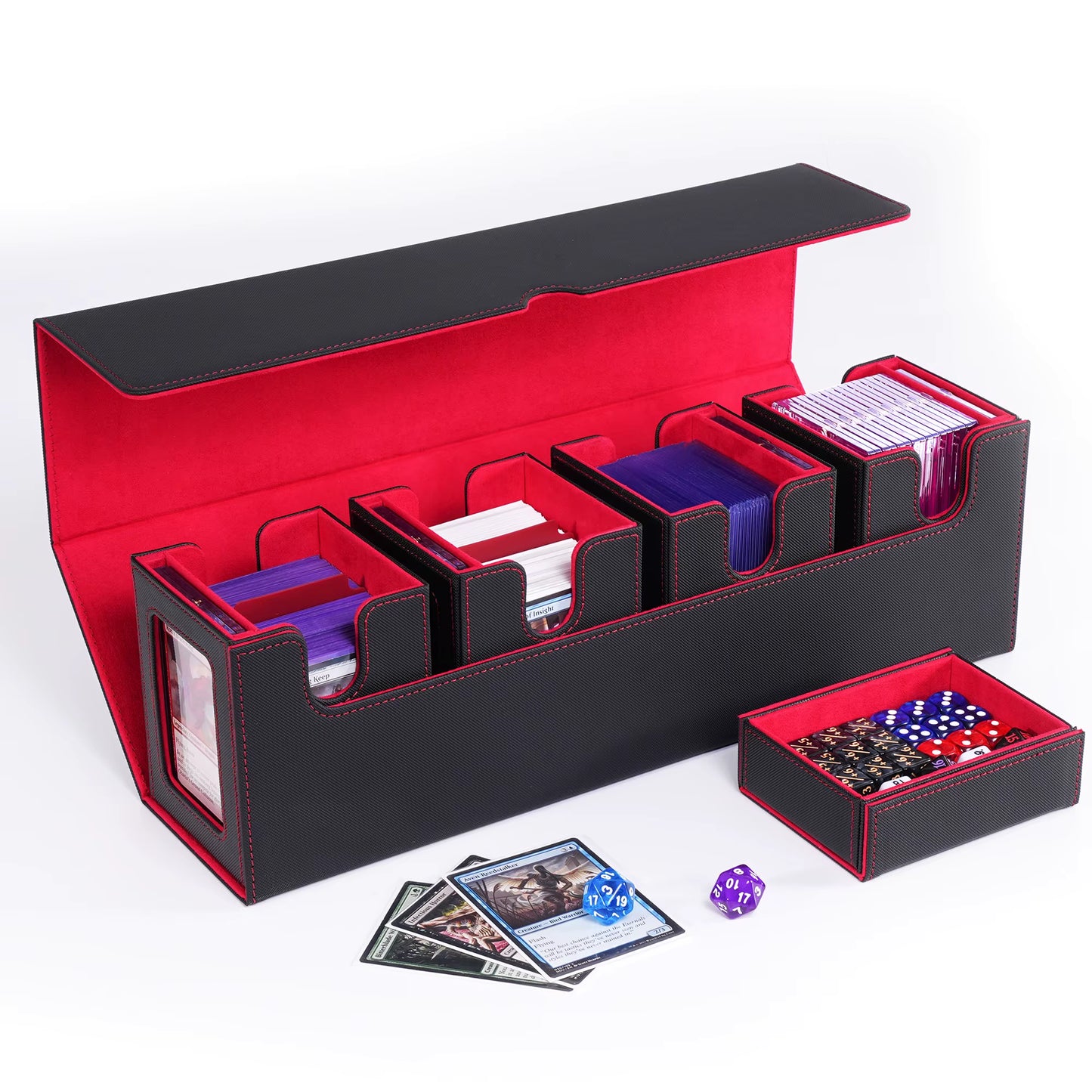 5-in-1 - 4-Slot Deck Box + Accessory Storage