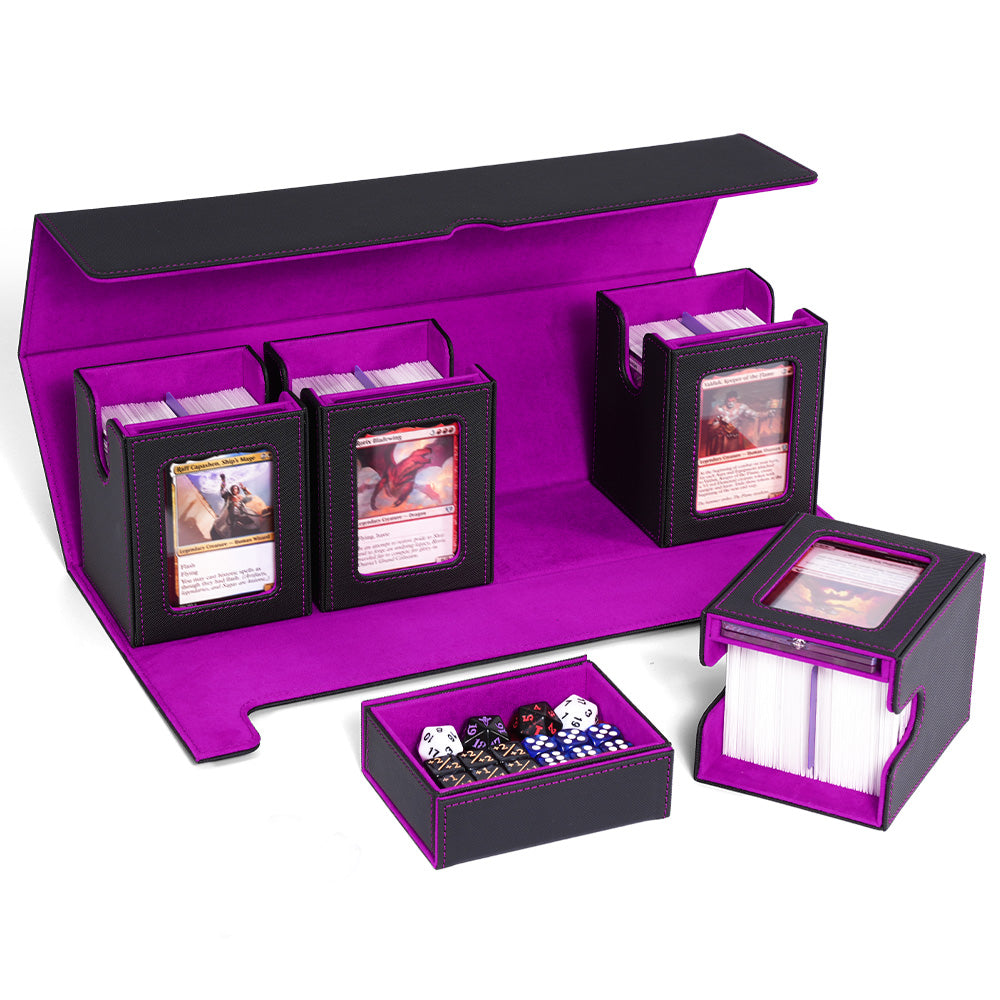5-in-1 - 4-Slot Deck Box + Accessory Storage