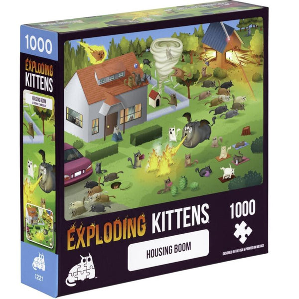 Jigsaw Puzzle: Exploding Kittens - Housing Boom (1000 Pieces) – Hobby ...