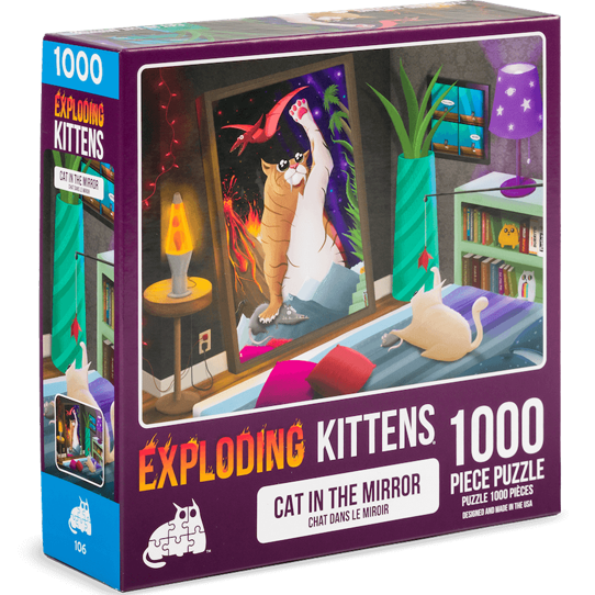Exploding Kittens: Cat in the Mirror (1000 Pieces)